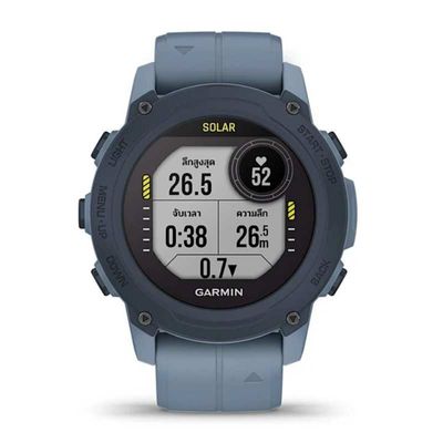 GARMIN Descent G1 Solar Smart Watch (45.5mm., Hurricane Blue Case, Hurricane Blue Band)